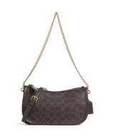 Coach Waverly Signature Taška přes rameno maple