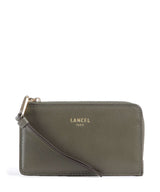 Lancel Origami Pouzdro na kreditní kartu dark khaki