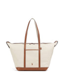 Polo Ralph Lauren Canvas Large Nákupní taška ecru/cuoio