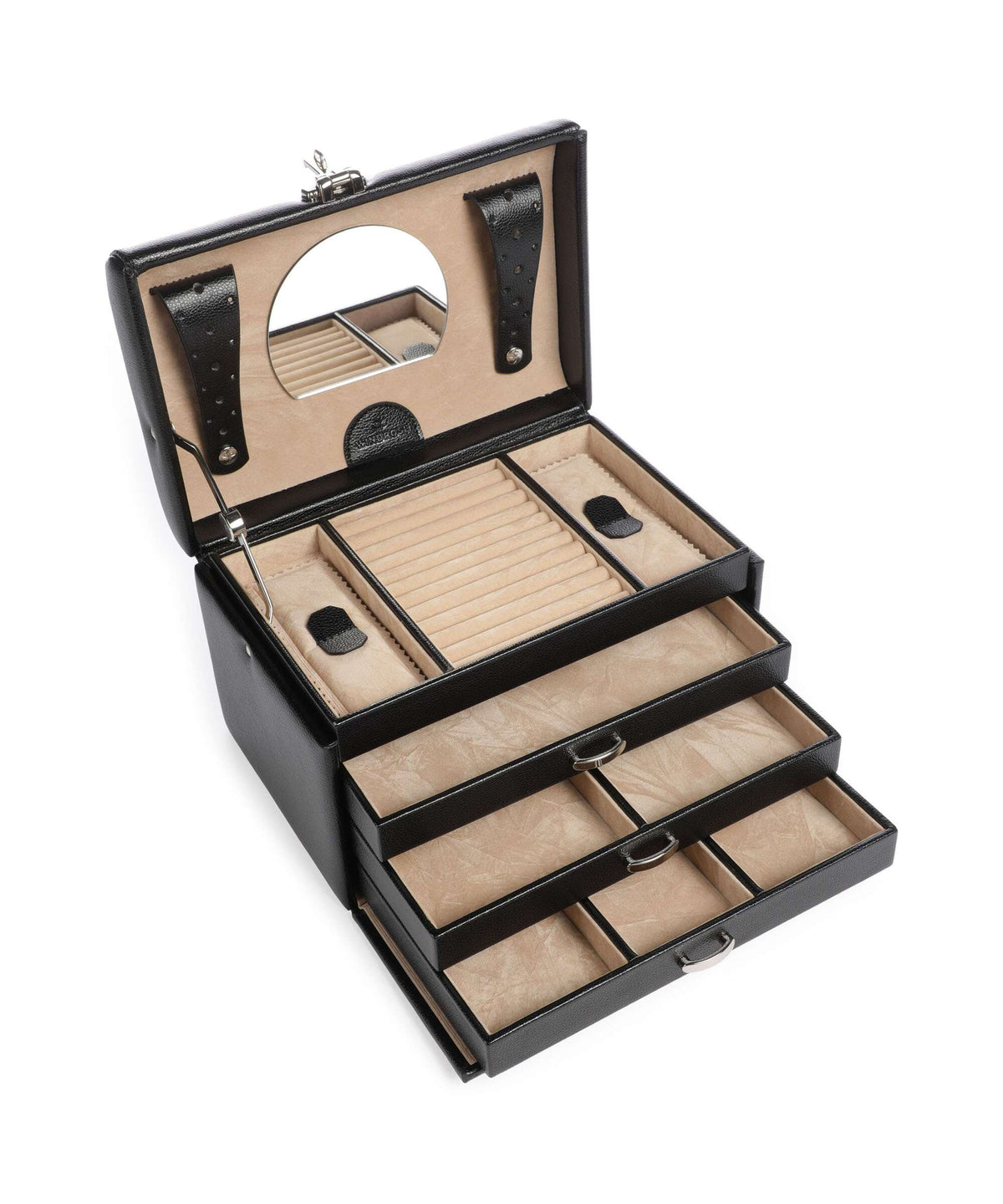 Windrose Beluga Jewelry box schwarz