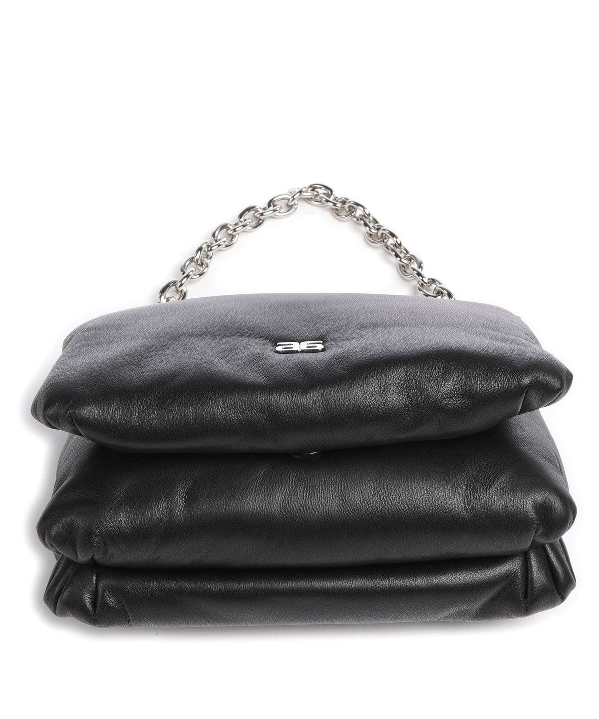 Abro Piuma_Lucido Puffer Shoulder bag black/nickel