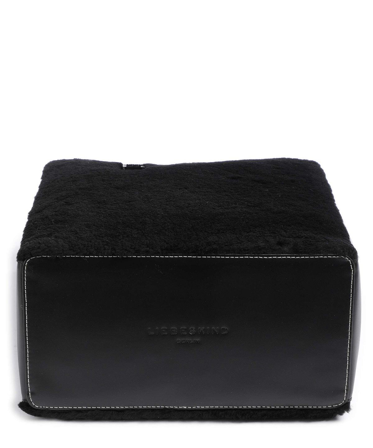 Liebeskind Paper Bag Shearling M Handbag black