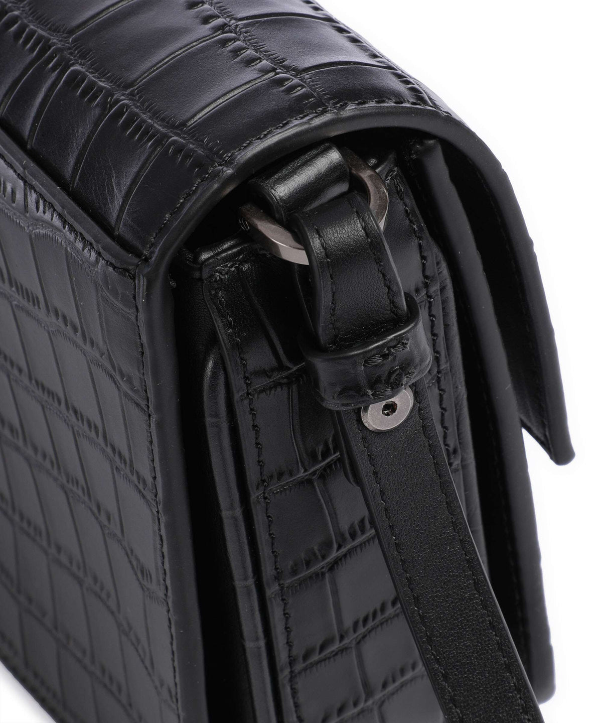 Liebeskind Alex New Croco S Crossbody bag black