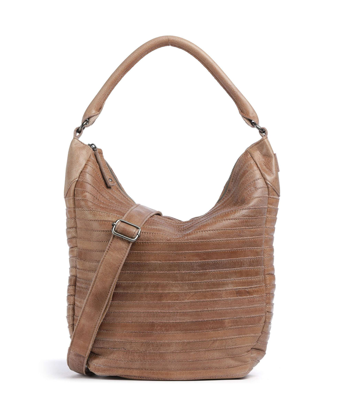 FredsBruder Bestseller Collection Gürteltier S Hobo bag caramel
