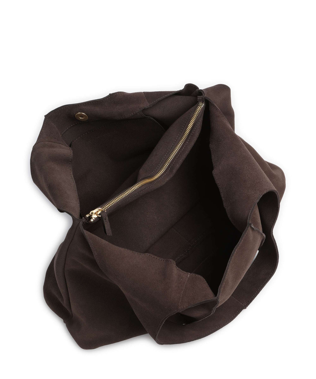 Les Visionnaires Paz Essential Cozy Hobo bag dark brown