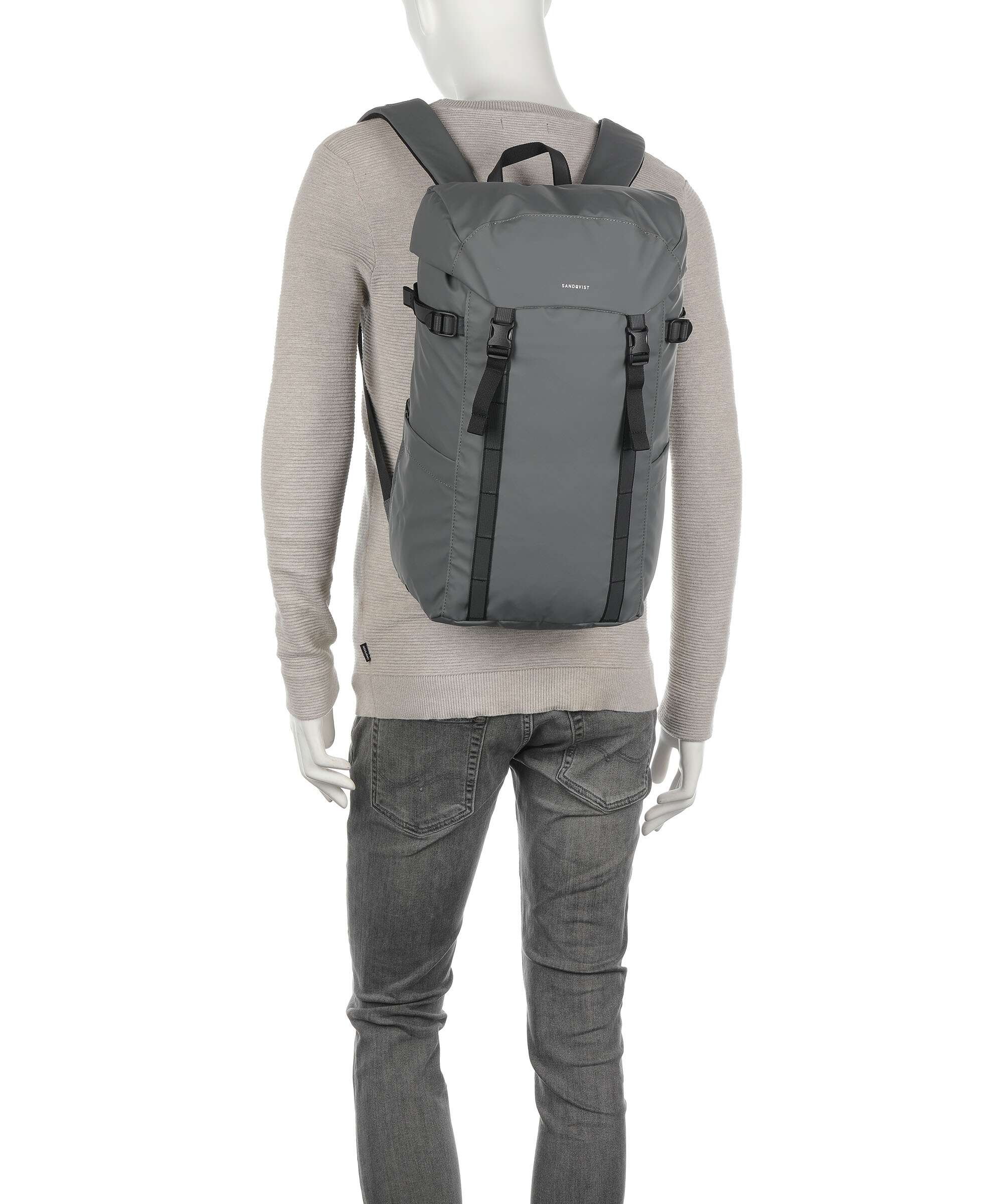 Sandqvist Stream Jonatan Backpack black