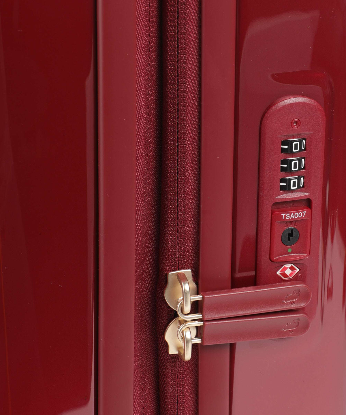 Mandarina Duck Logoduck+ Metal Spinner (4 wheels) red metal