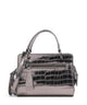 Armani Exchange Diane Mini Croco Kabelka přes rameno gunmetal
