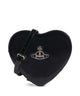 Vivienne Westwood Louise Heart Shiny Patent Kabelka přes rameno black