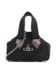 Vivienne Westwood Archive Harris Tweed Check Mini Kabelka přes rameno dark check