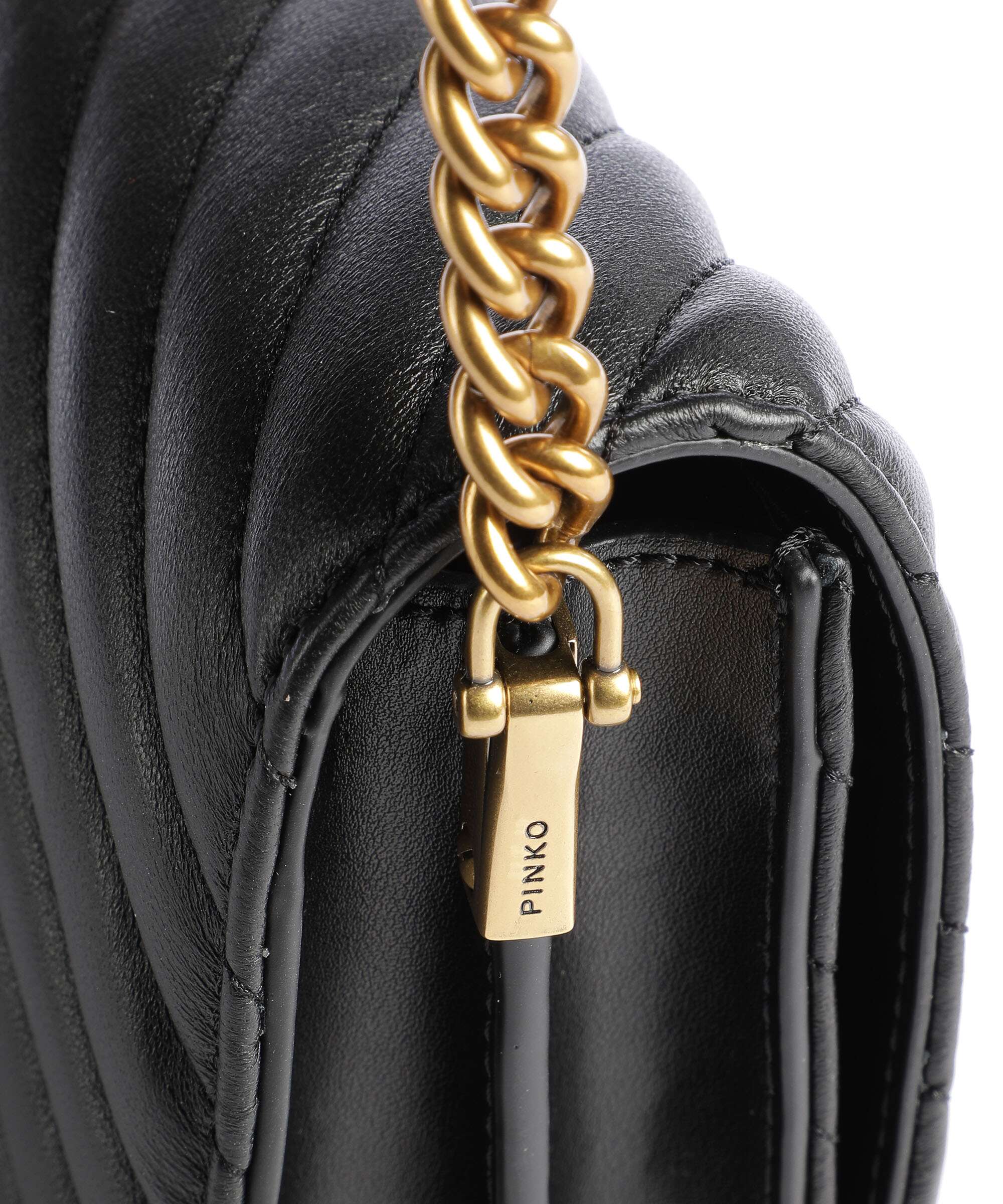 Pinko Love Click Mini Crossbody bag nero/antique gold