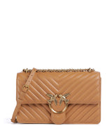 Pinko Love One Classic Taška přes rameno torrone/antique gold