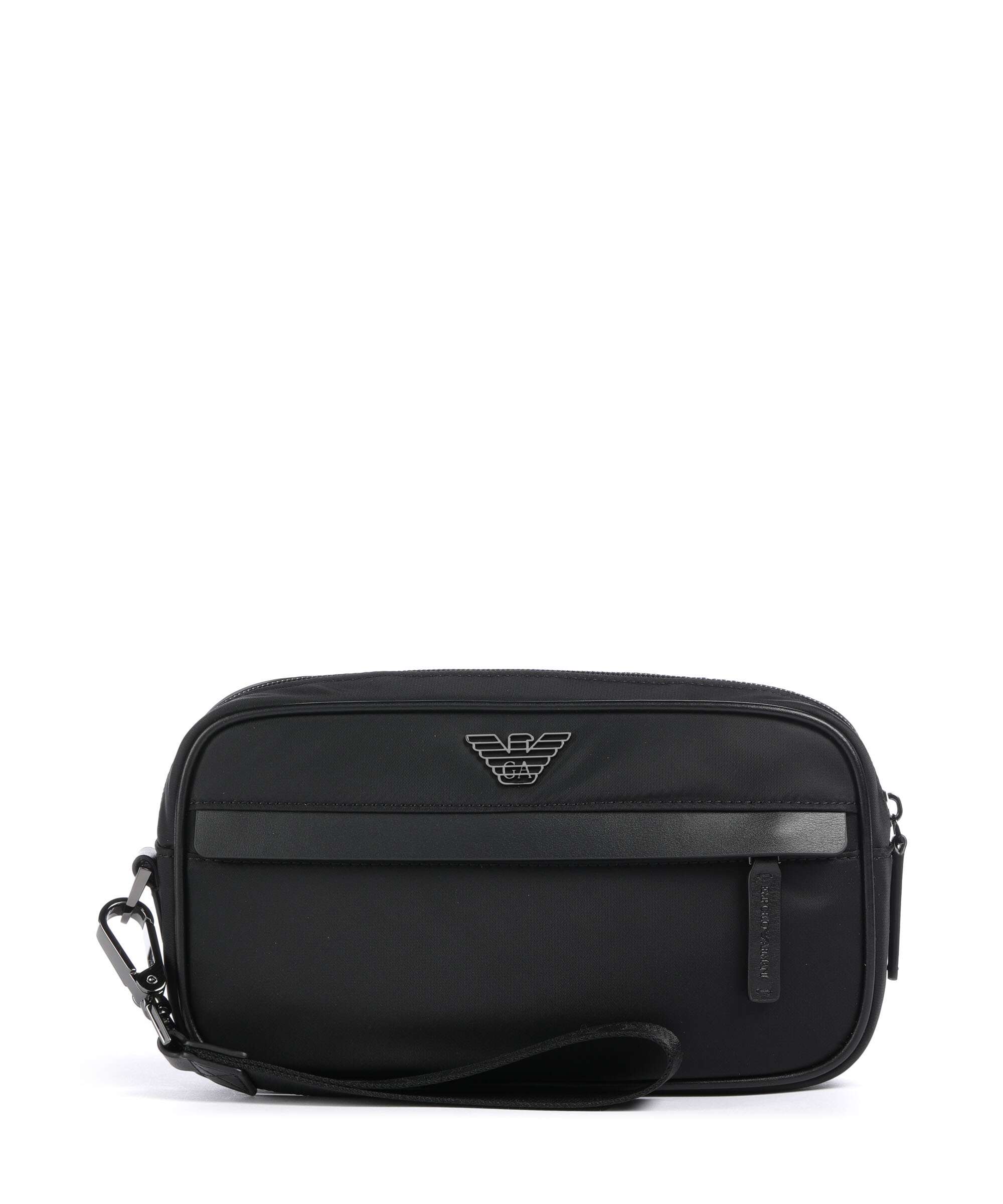 Emporio Armani Recycled Nylon Toiletry bag black beauty