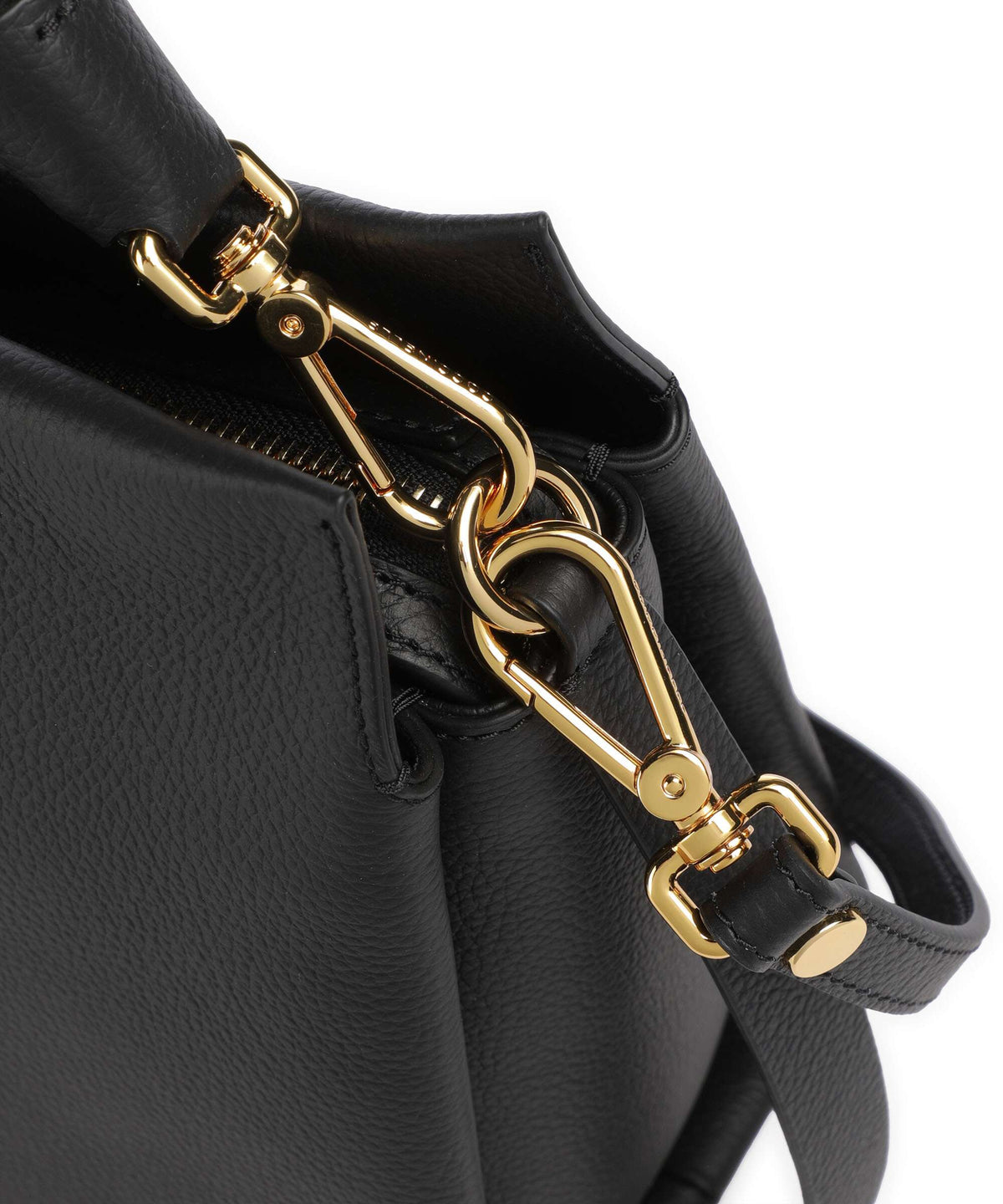 Coccinelle Boheme Grana Double Hobo bag noir/cognac