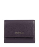 Coccinelle Metallic Soft RFID Peněženka prune