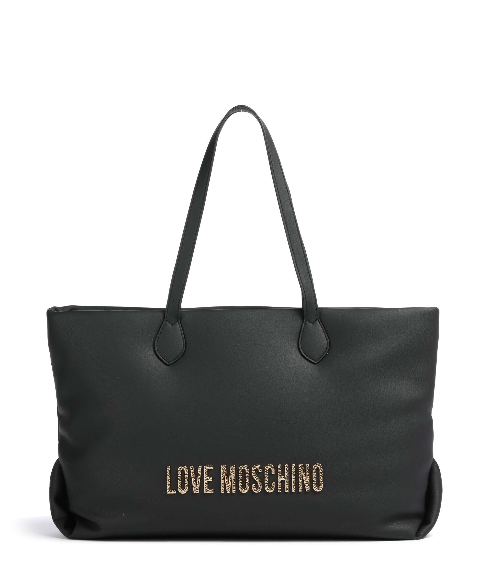 Love Moschino Bold Love Hammered Tote bag black