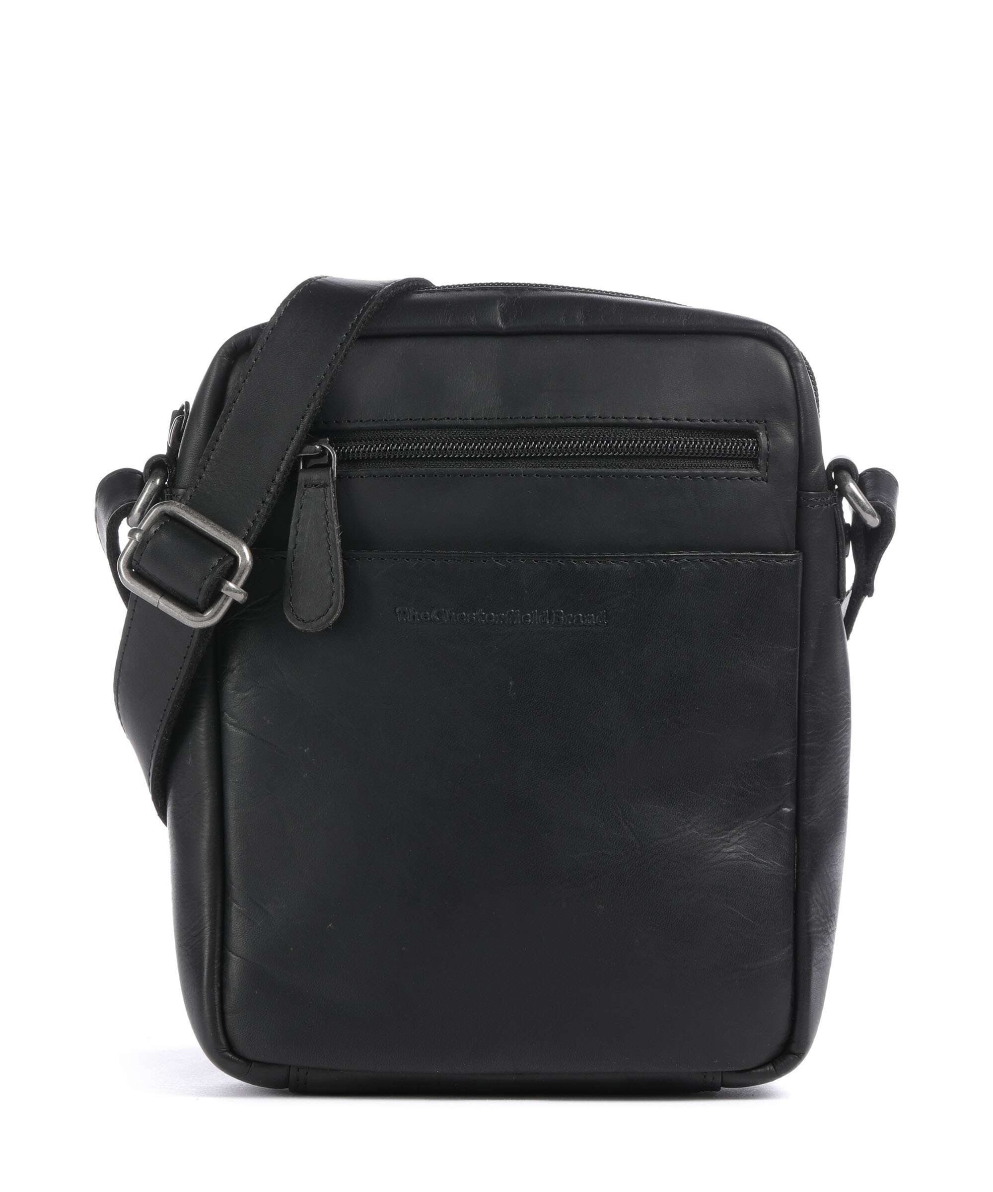 The Chesterfield Brand Wax Pull Up Cow Laveno Crossbody bag black