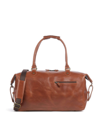 Buckle & Seam Linwood Víkendová taška cognac