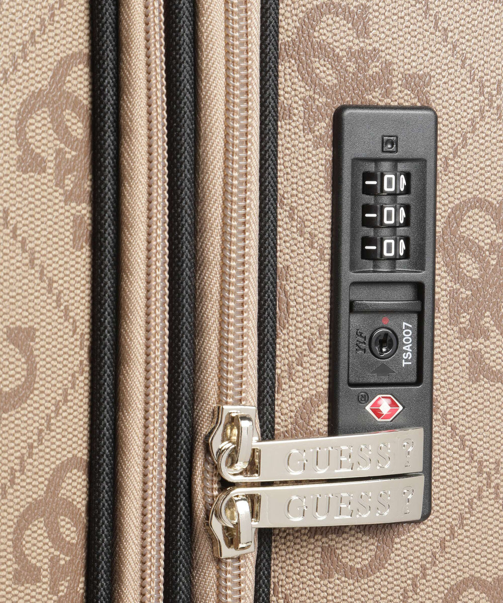 Guess Berta Spinner (4 wheels) latte logo/brown