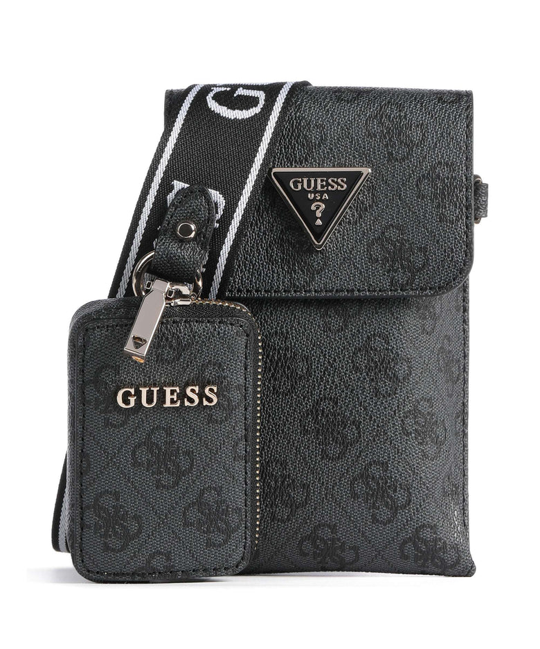 Guess Latona Phone bag coal logo