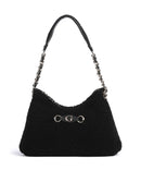 Guess Aslia Shearling Taška přes rameno black