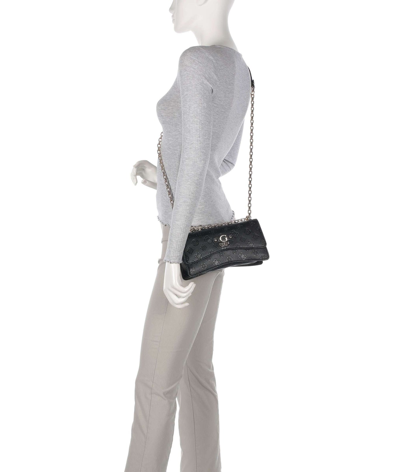 Guess Gerty Peony Shoulder bag black