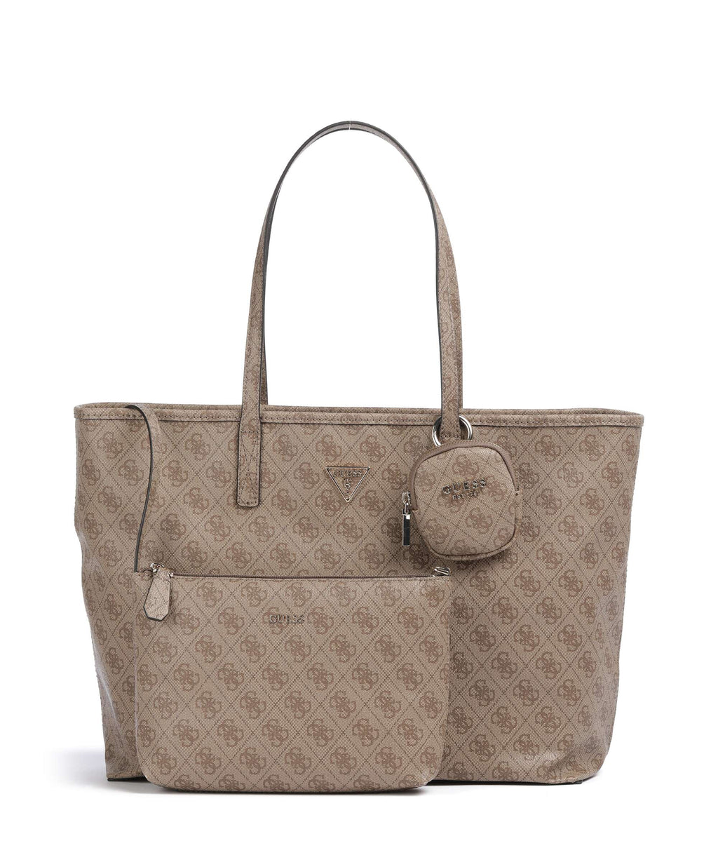 Guess Power Play Tote bag latte logo