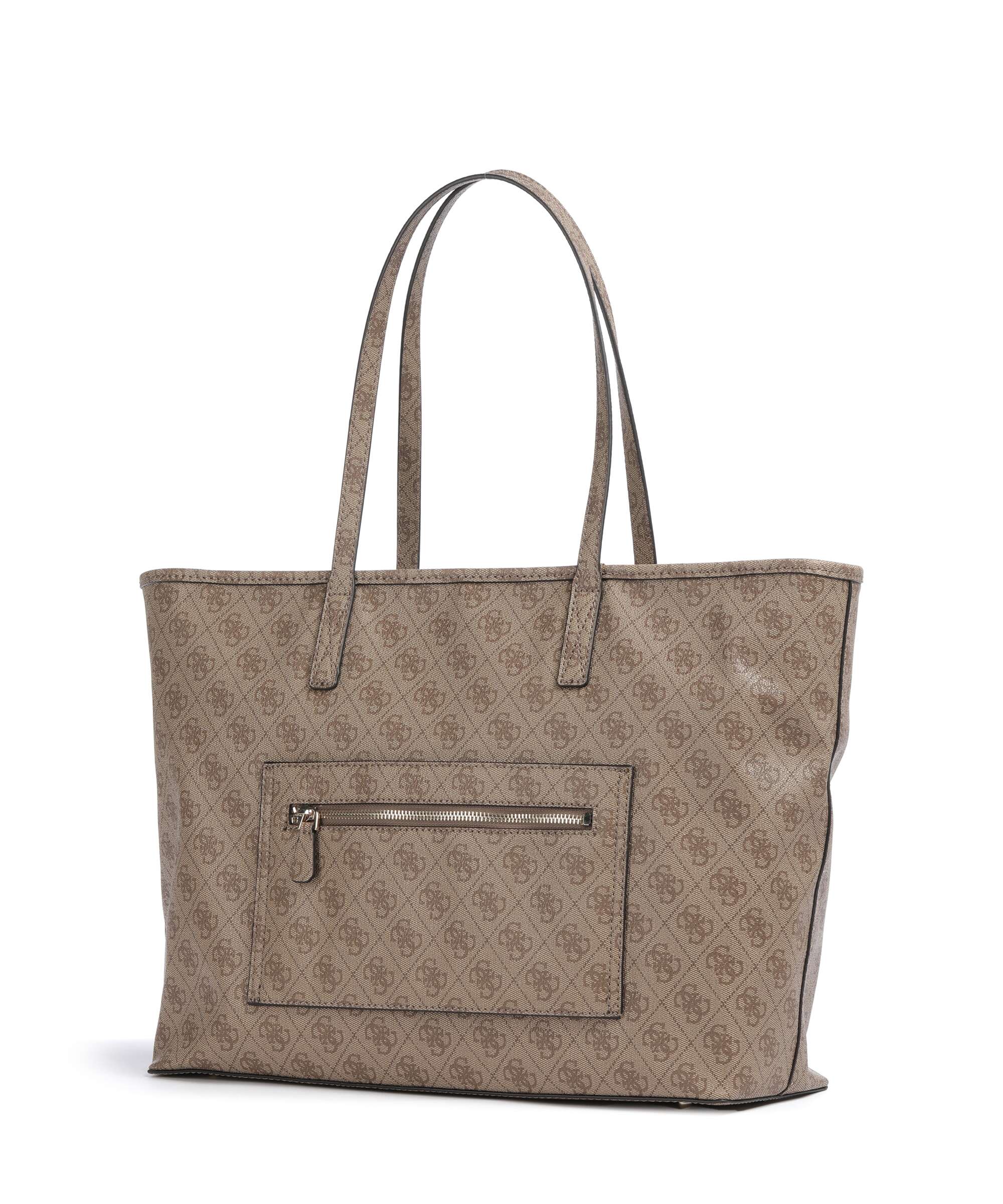Guess Power Play Tote bag latte logo