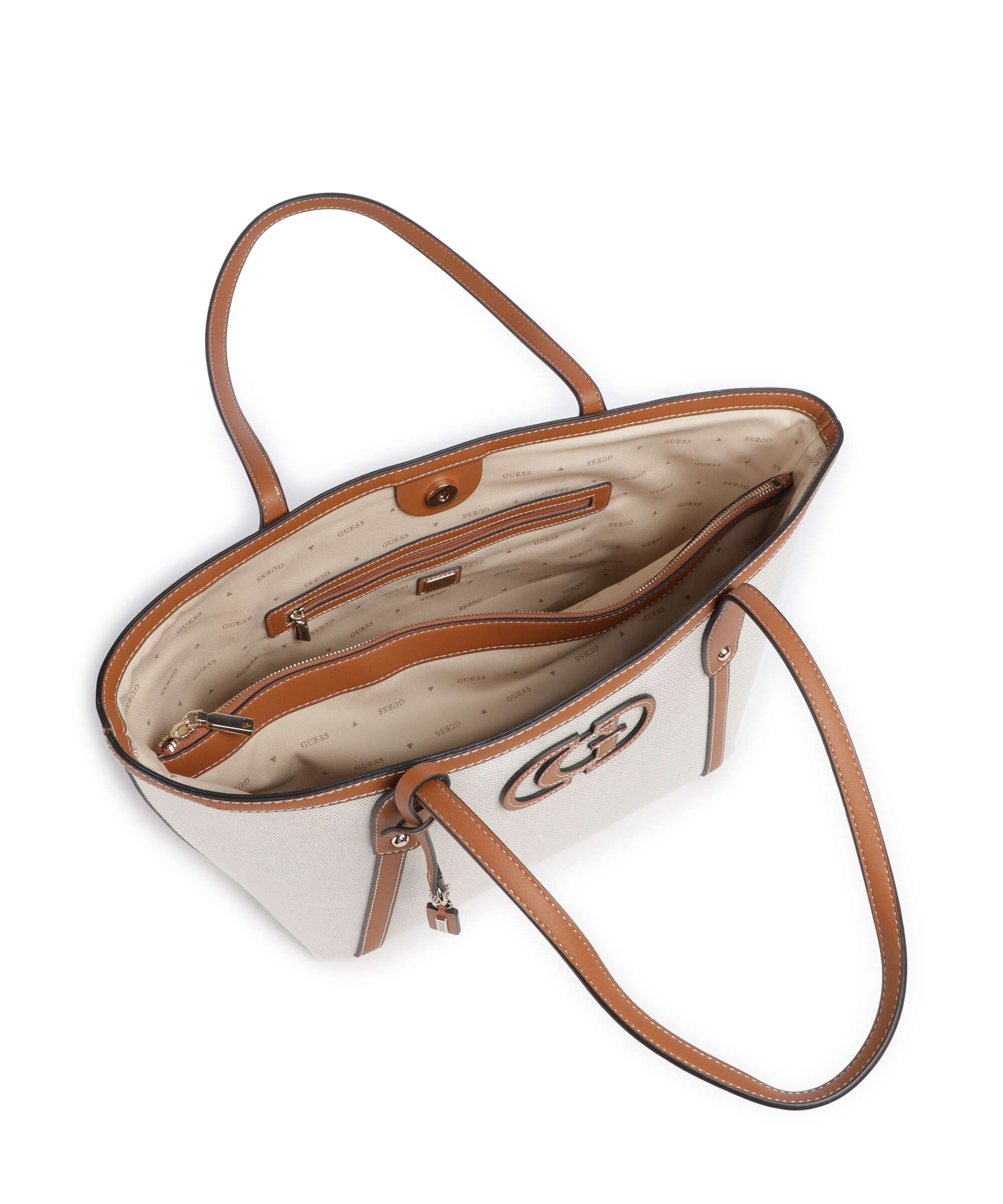 Guess Sebina Tote bag natural/caramel