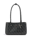 Guess Meridian 4G Logo Shoulder bag coal logo