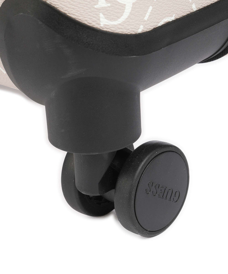 Guess Berta Maxi 4G Spinner (4 wheels) sand logo