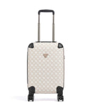 Guess Wilder Kufr se 4 kolečky beige/white