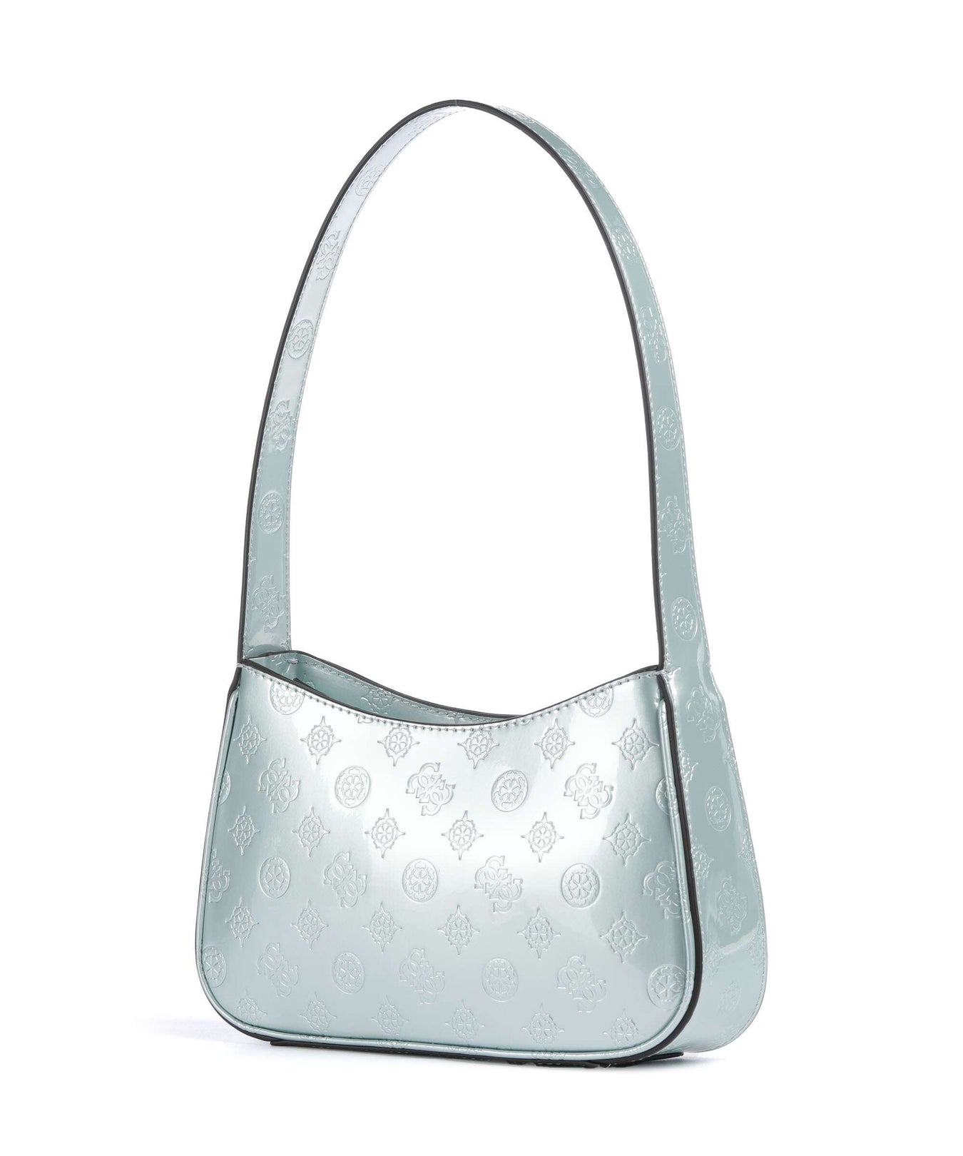 Guess Arnela Shoulder bag powder blue logo