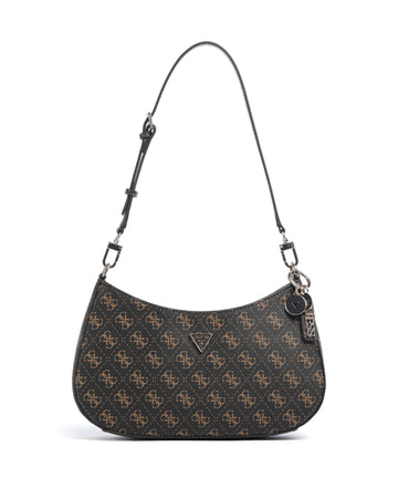 Guess Noelle Q Logo Taška přes rameno brown logo