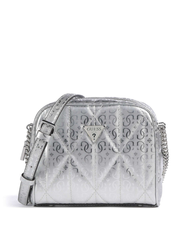 Guess Aldina G-Shine Crossbody bag silver