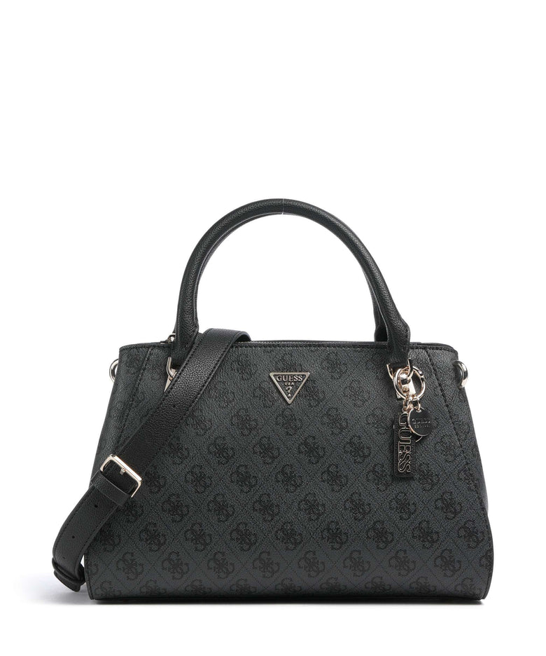 Guess Noelle 4G Logo Handbag coal logo