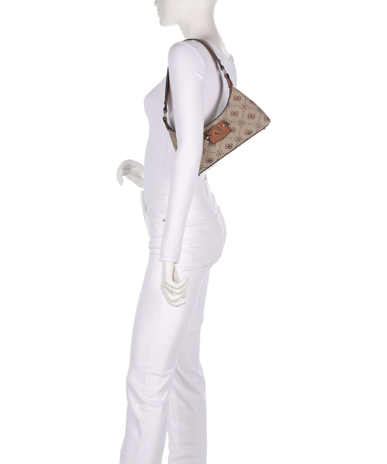 Guess Neda 4G Peony Logo Shoulder bag latte logo