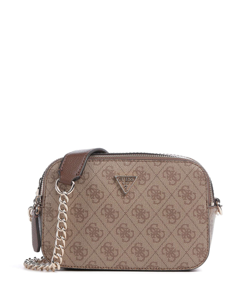 Guess Noelle Crossbody bag latte logo/brown