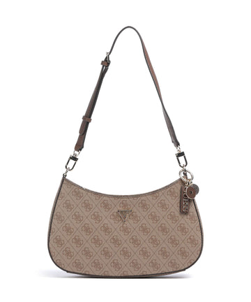 Guess Noelle Taška přes rameno latte logo/brown