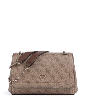 Guess Noelle Taška přes rameno latte logo/brown
