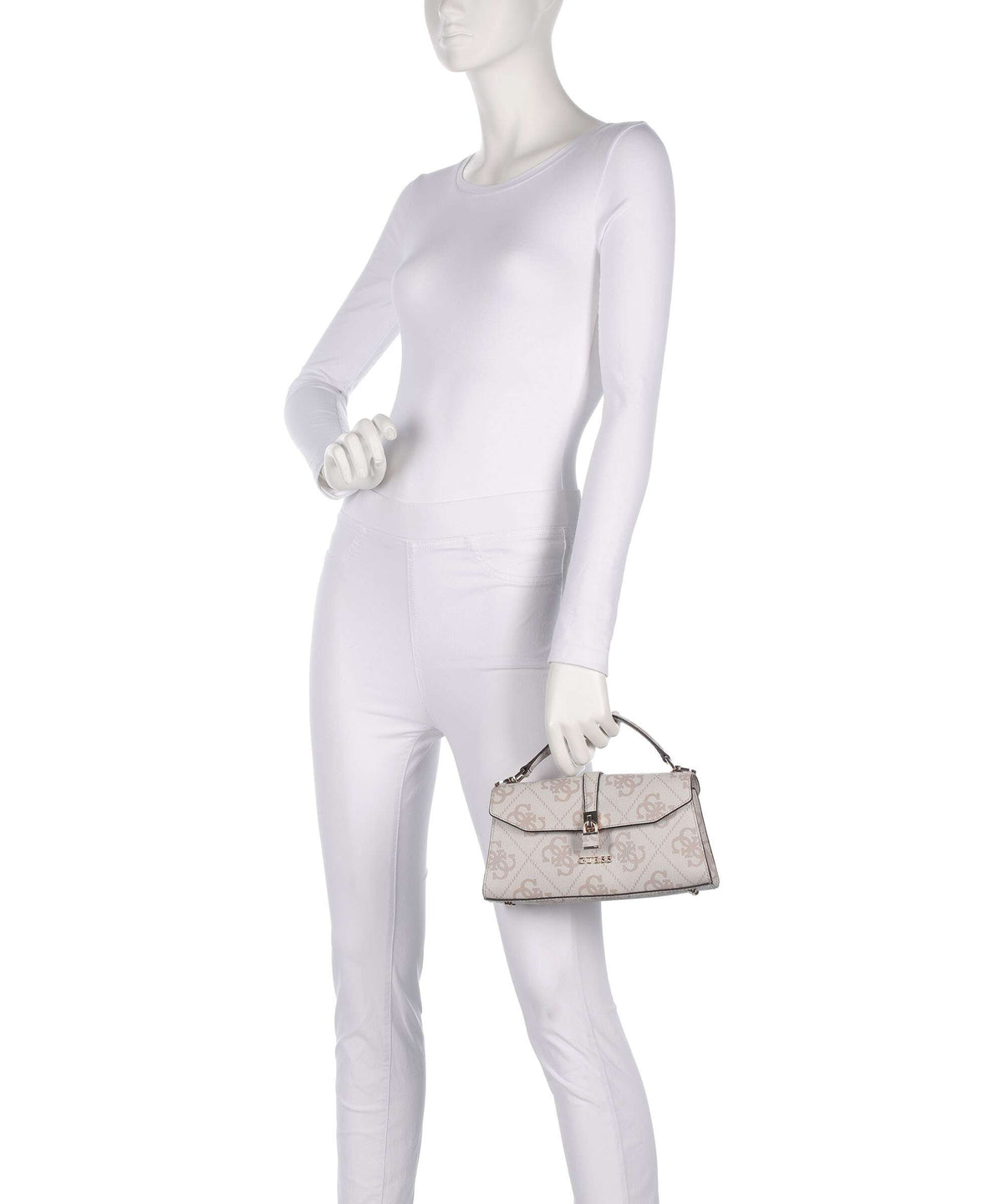 Guess Queensland Big 4G Logo Handbag dove logo