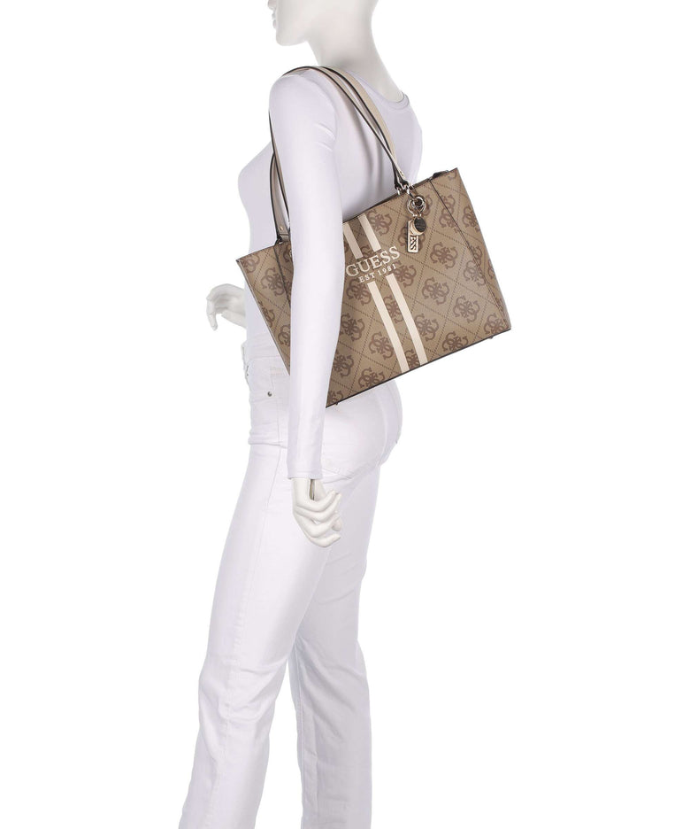 Guess Noelle 4G Logo Tote bag latte logo