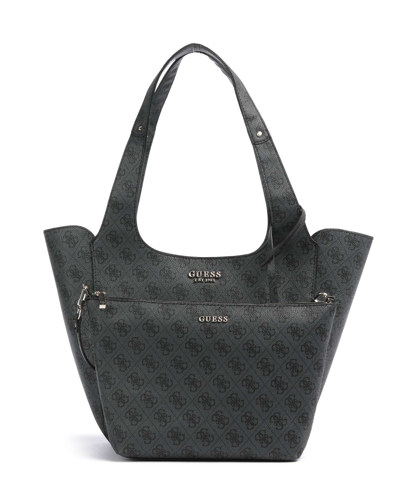 Guess Calista Tote bag coal logo