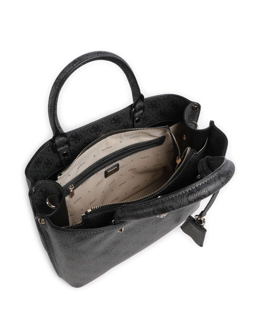 Guess Meridian Handbag coal logo