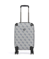 Guess Berta 4G Logo Kufr se 4 kolečky slate grey