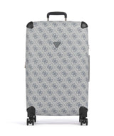 Guess Berta 4G Logo Kufr se 4 kolečky slate grey