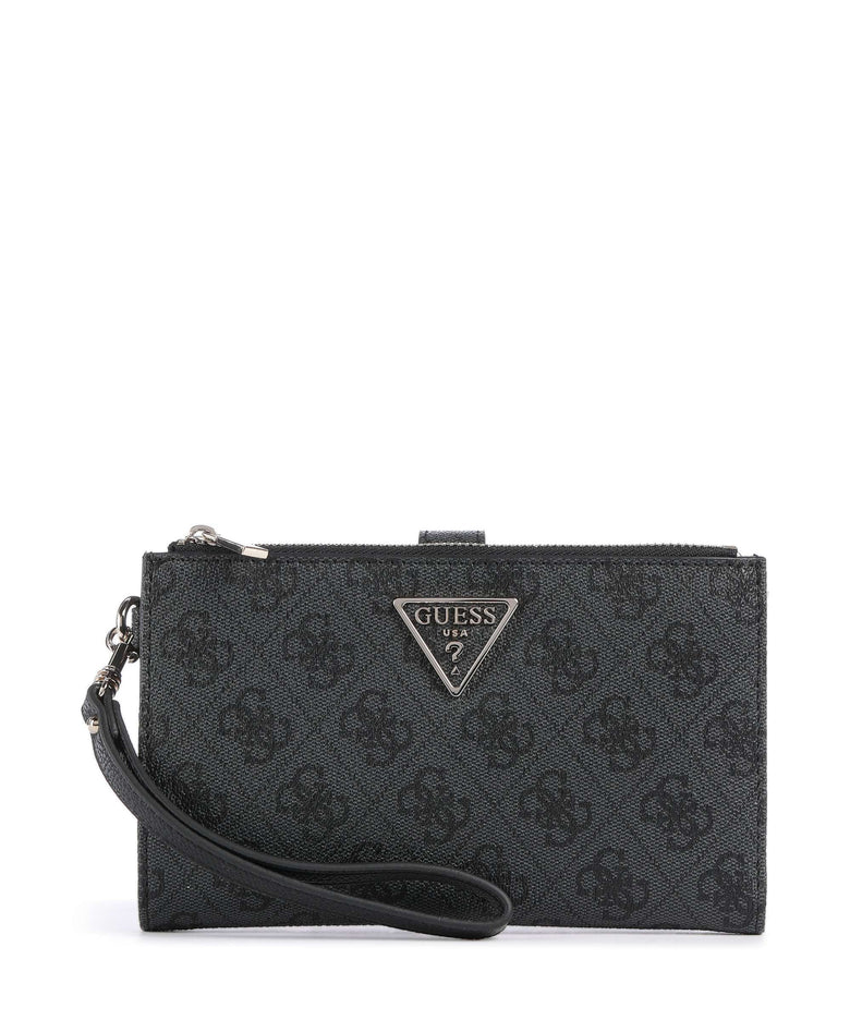 Guess Laurel Wallet coal logo