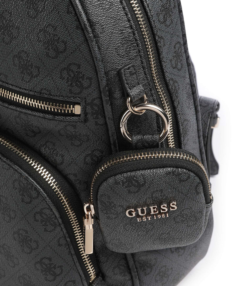 Guess Power Play Backpack coal logo