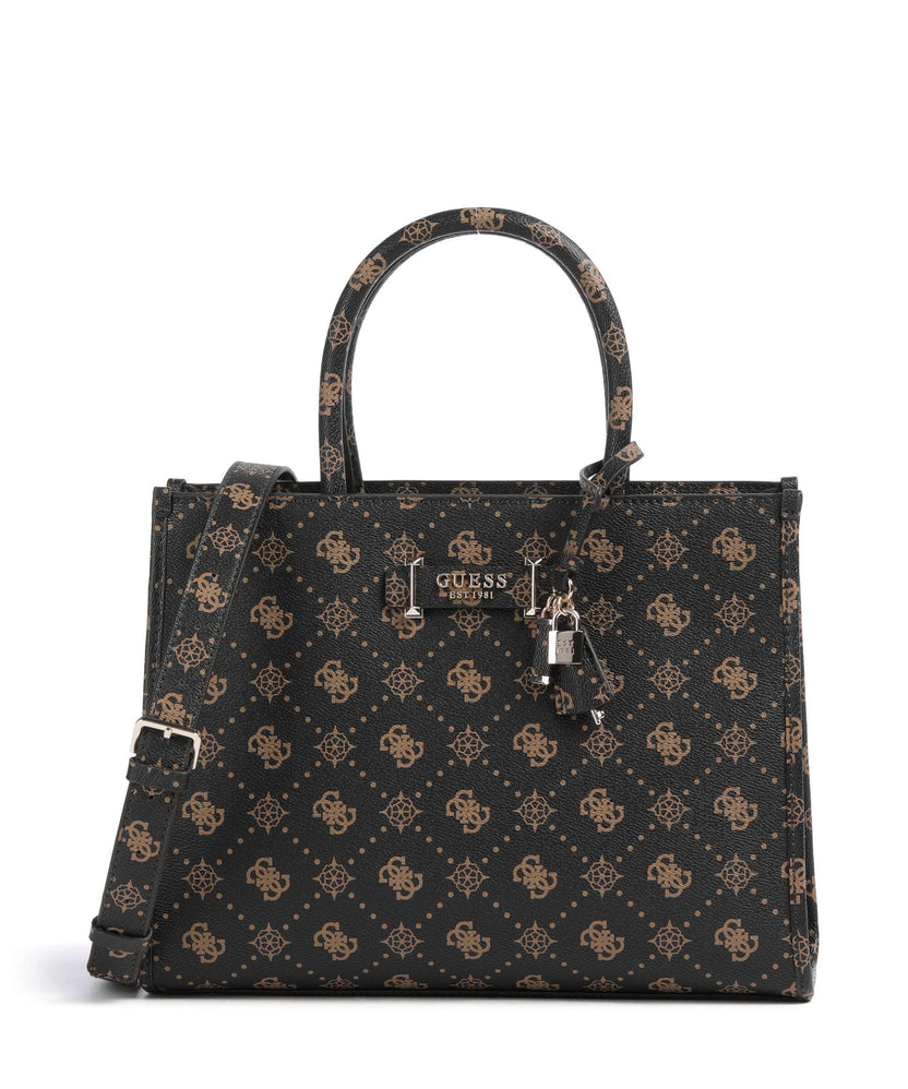 Guess Silia Handbag espresso logo