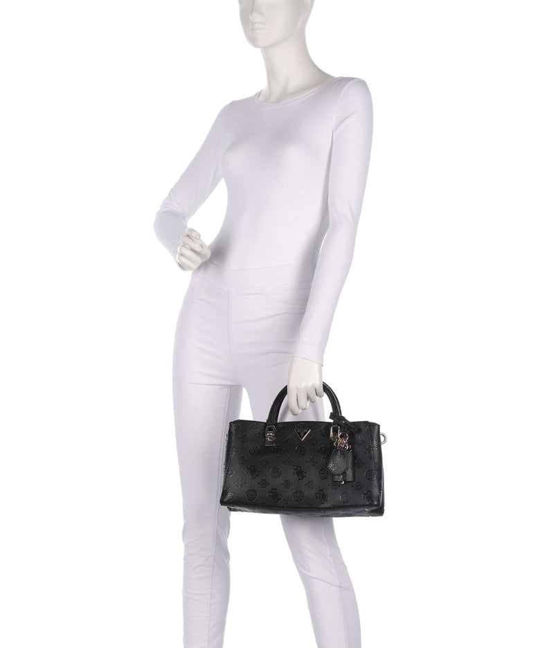 Guess Tisha Handbag black logo